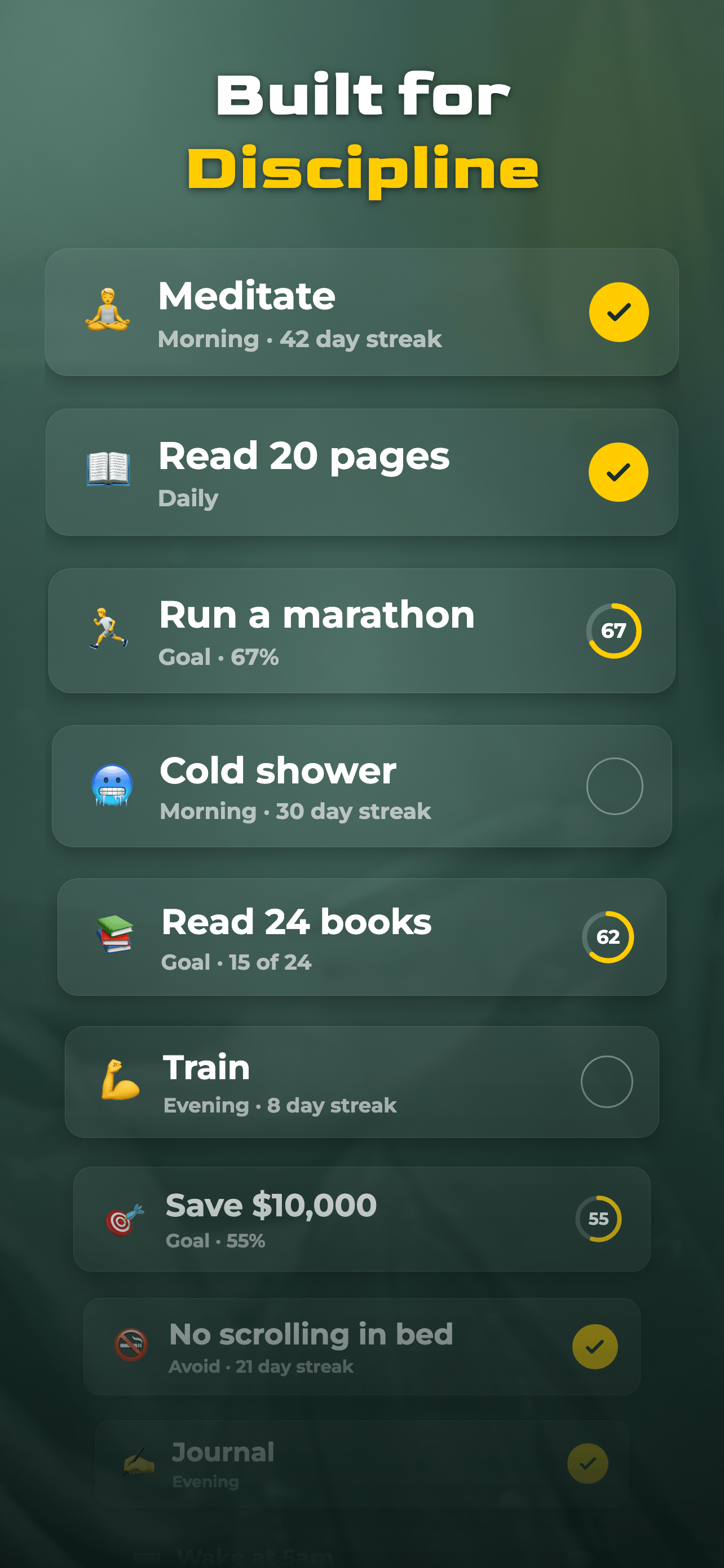 Virtus Habit: track habits and goals your way, built for discipline